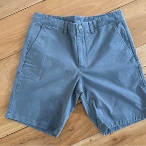 Bonobos Men Grey Golf Shorts Casual Size 34 with 9 inch Inseam Cotton Chino